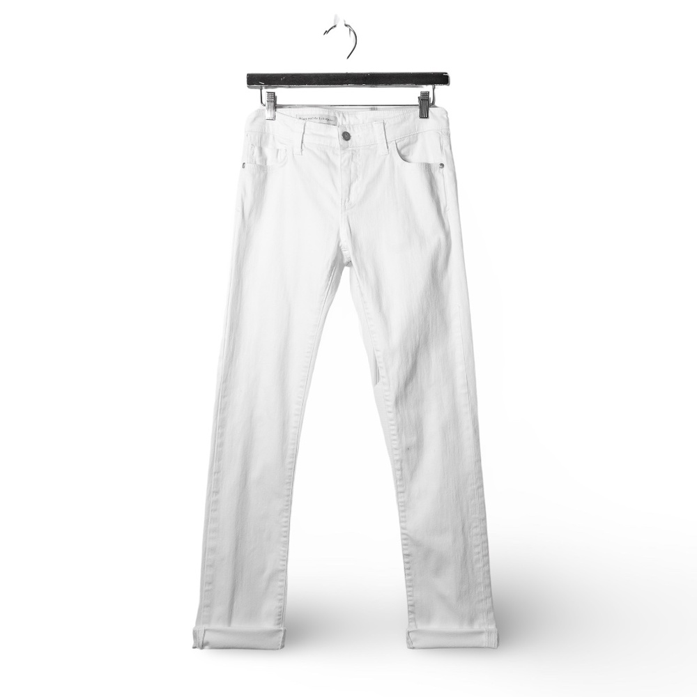 ANTHROPOLOGIE/ PILCRO AND THE LETTERPRESS Women's Skinny Jeans White | Size 27